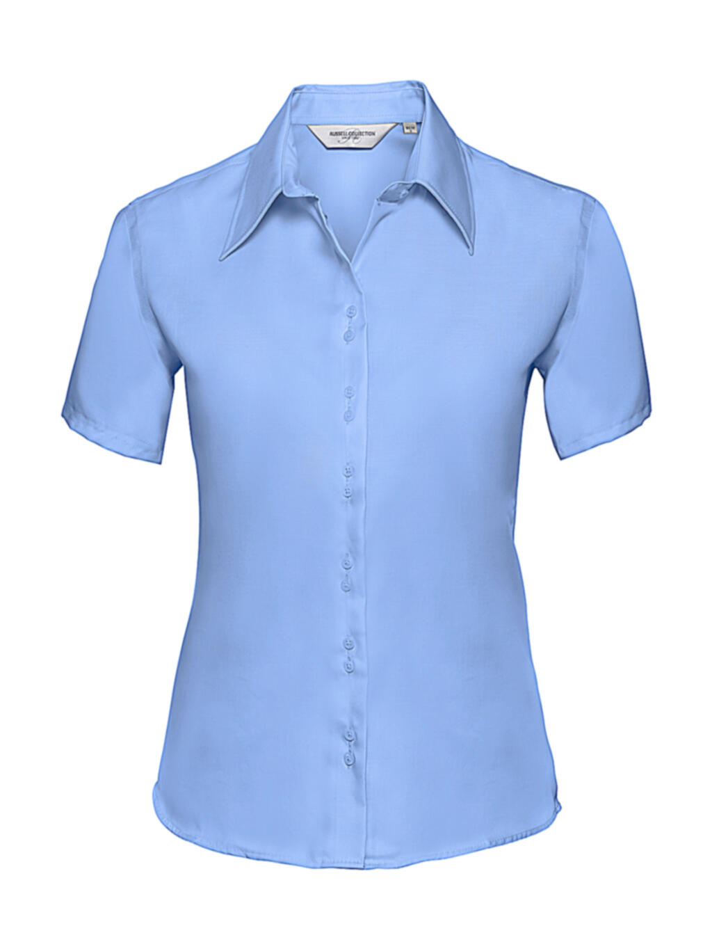 Ladies' Short Sleeve Tailored Ultimate Non-Iron Shirt - BZ - Bright Sky