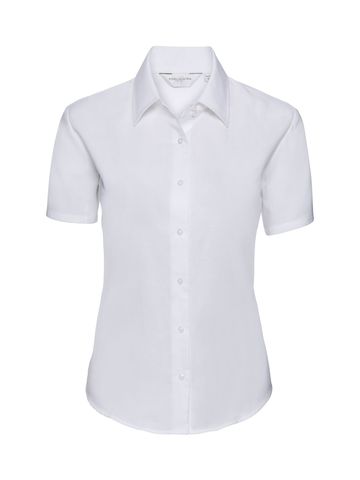 Camicia donna Oxford maniche corte - 30 - White
