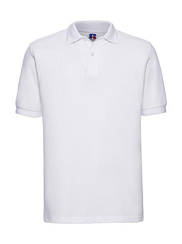 Polo piqué resistente - 30 - White