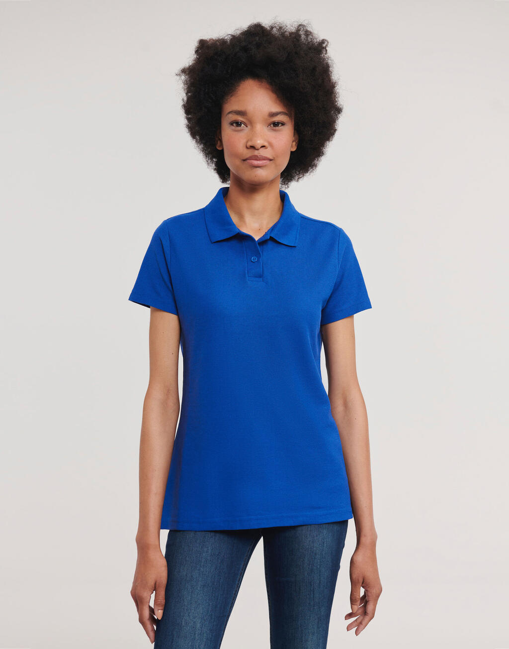 Ladies' Classic Polycotton Polo - SC - Sky