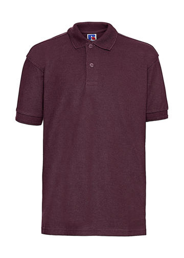 Polo Bambino super resistente in poly cotone  - 41 - Burgundy