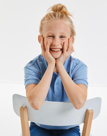 Polo Bambino super resistente in poly cotone 