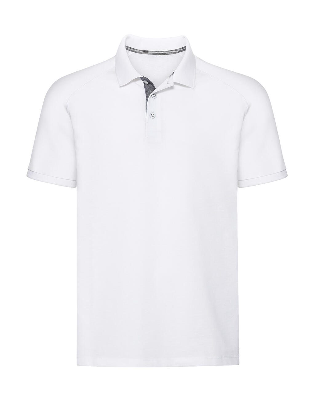 Polo uomo Jersey HD Raglan - 30 - White