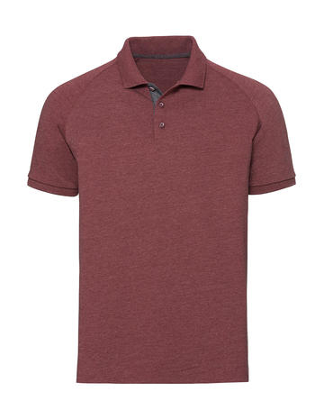 Polo uomo Jersey HD Raglan  - MM - MAROON MARL