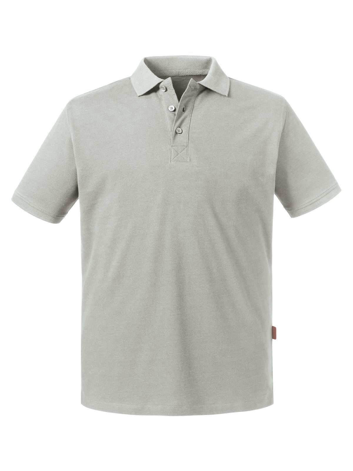 Men's Pure Organic Polo - BK - Stone