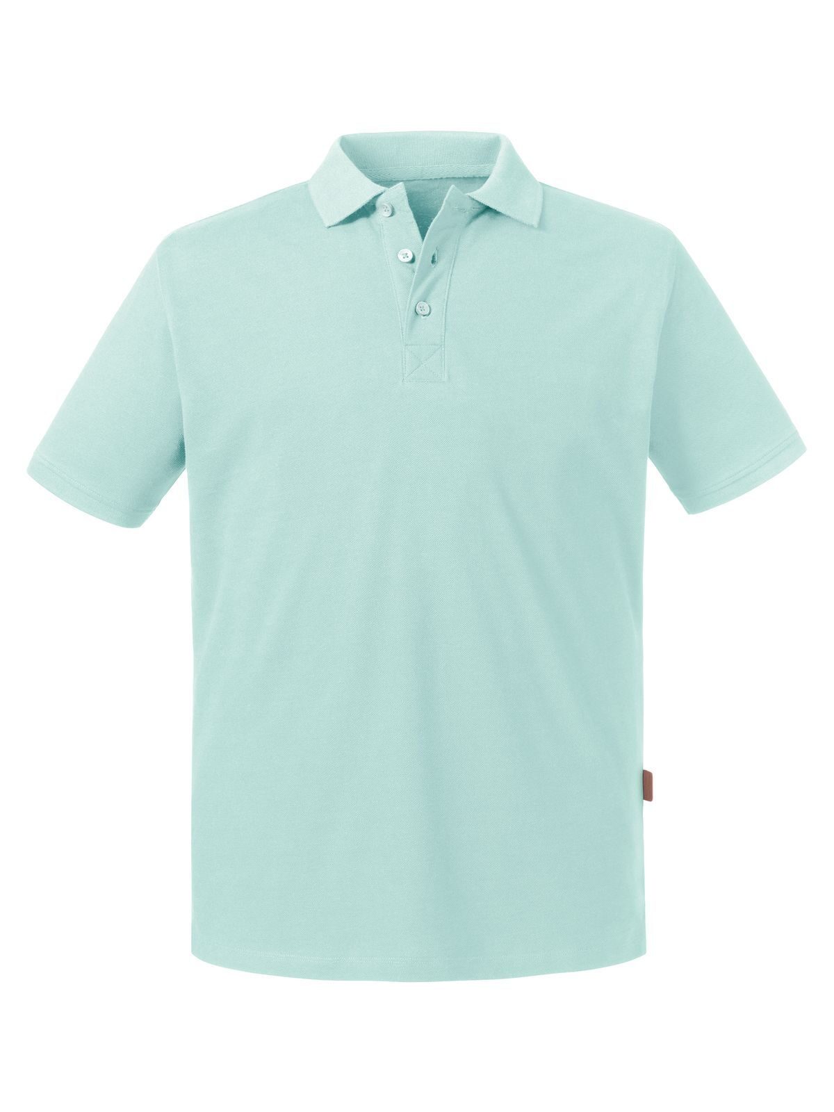 Men's Pure Organic Polo - AQ - Aqua