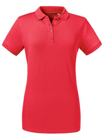 Polo donna Tailored Stretch - CR - Classic Red