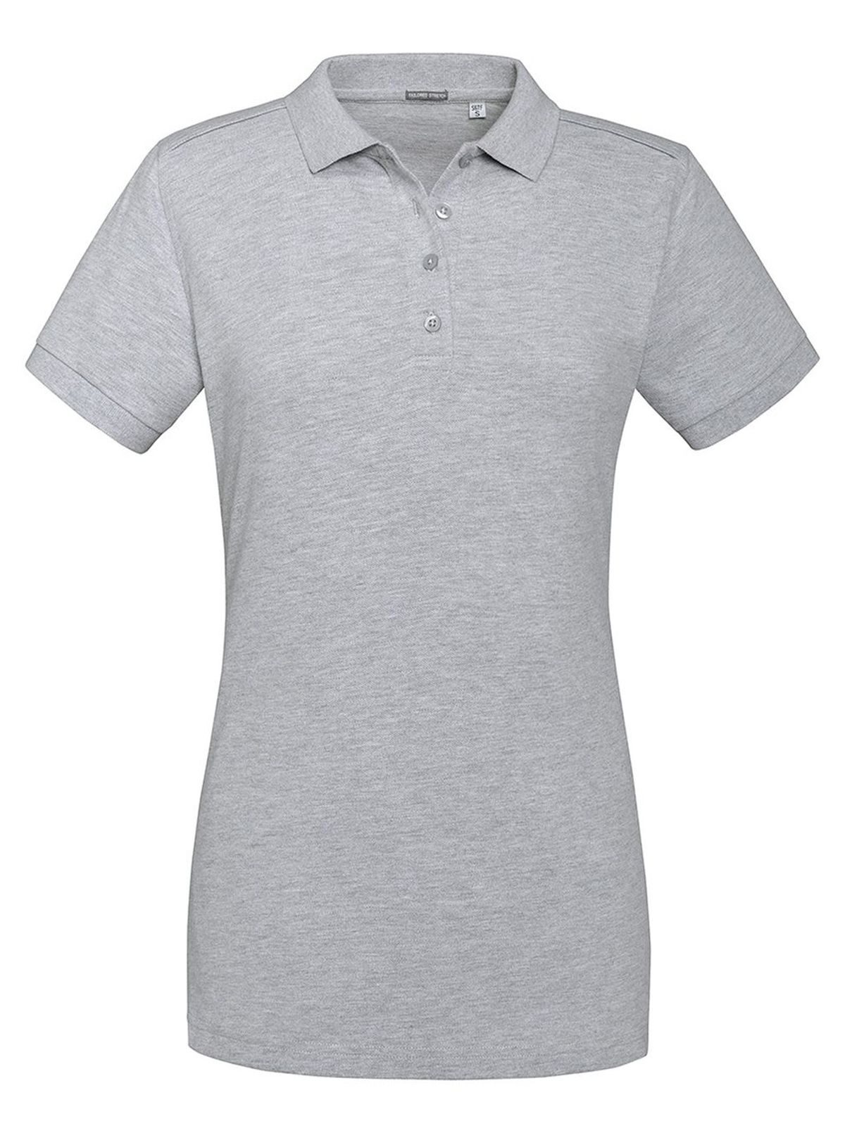 Ladies' Tailored Stretch Polo - L9 - Light Oxford