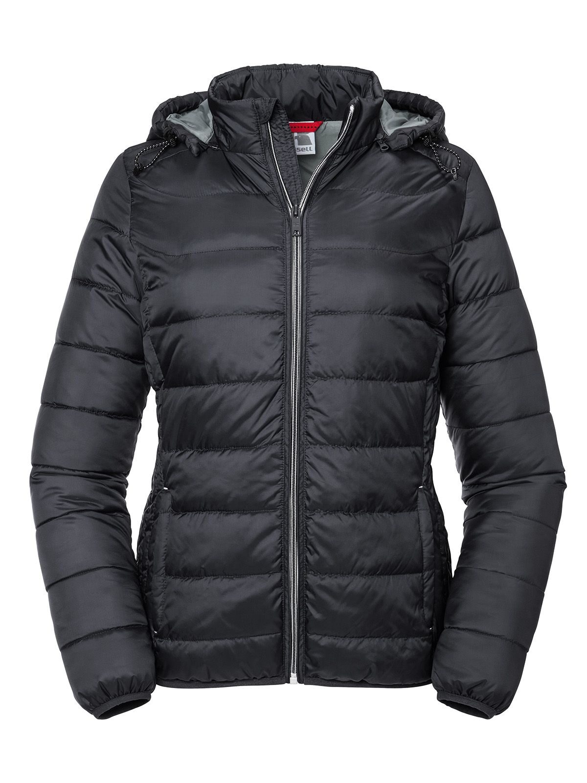 Ladies' Hooded Nano Jacket - 36 - Black