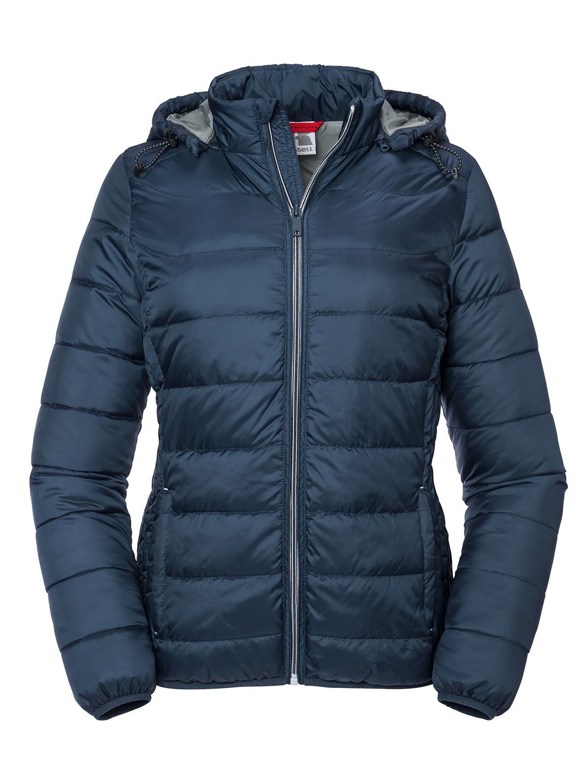 Ladies' Hooded Nano Jacket - FN - French Navy