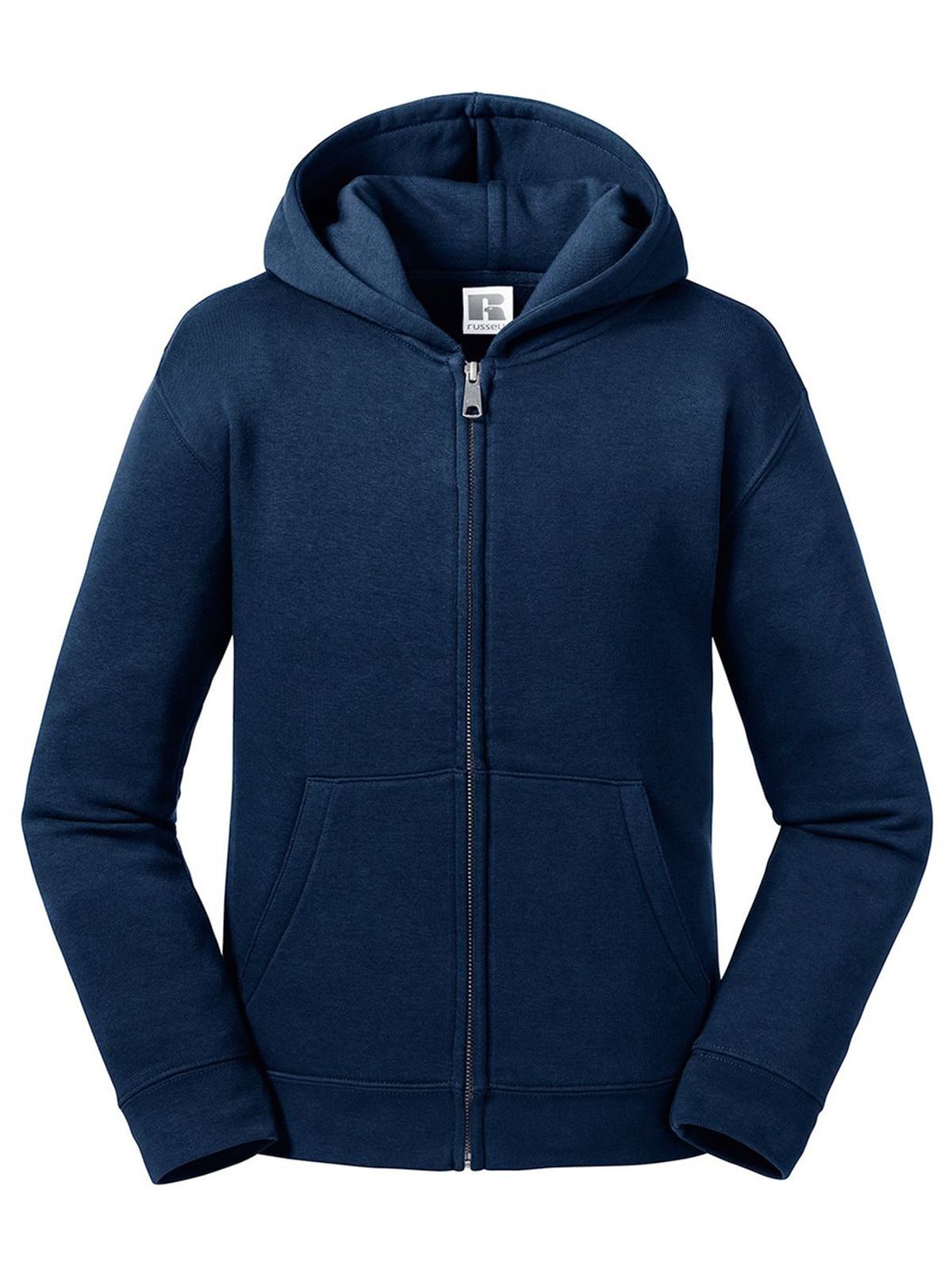 Kids Authentic Zipped Hood Jacket - French Navy