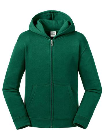 Felpa bambino Authentic con zip e cappuccio - 38 - Bottle Green