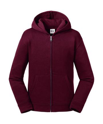 Felpa bambino Authentic con zip e cappuccio - 41 - Burgundy