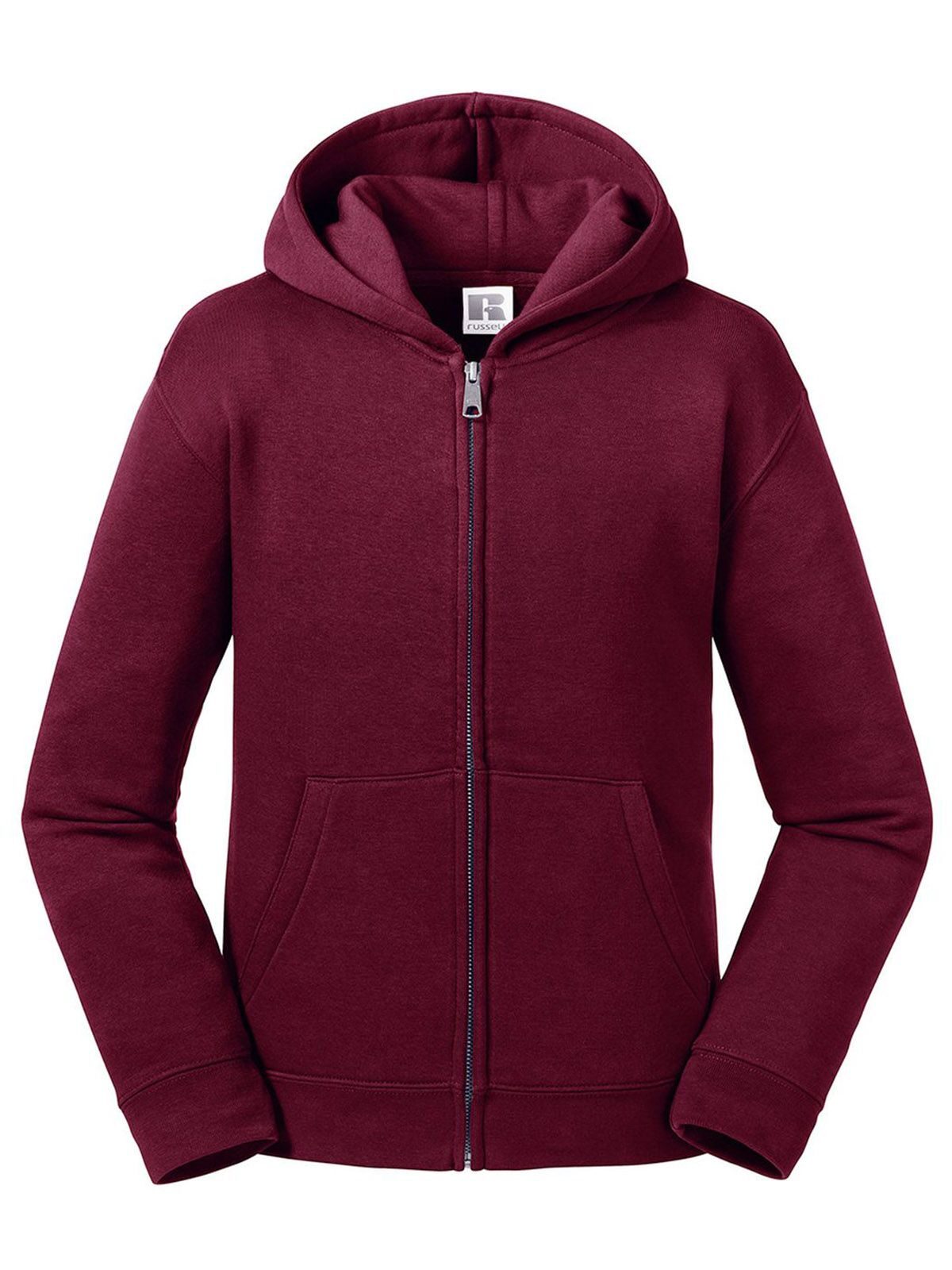 Kids Authentic Zipped Hood Jacket - 41 - Burgundy