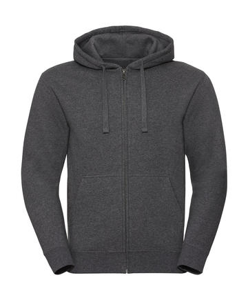 Felpa uomo Authentic Melange Zipped Hood - C6 - CARBON MELANGE