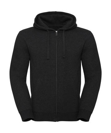Felpa uomo Authentic Melange Zipped Hood - CH - Charcoal Melange