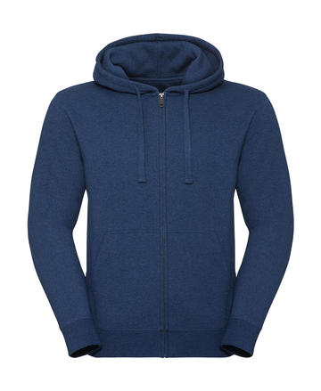 Felpa uomo Authentic Melange Zipped Hood - OM - Ocean Melange