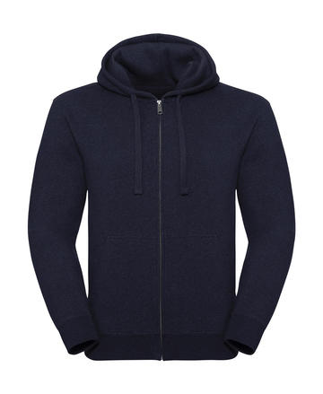 Felpa uomo Authentic Melange Zipped Hood - IM - Indigo Melange