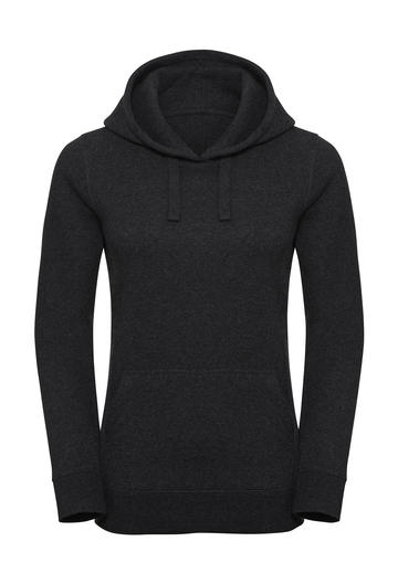 Felpa donna Authentic Melange Hooded - CH - Charcoal Melange