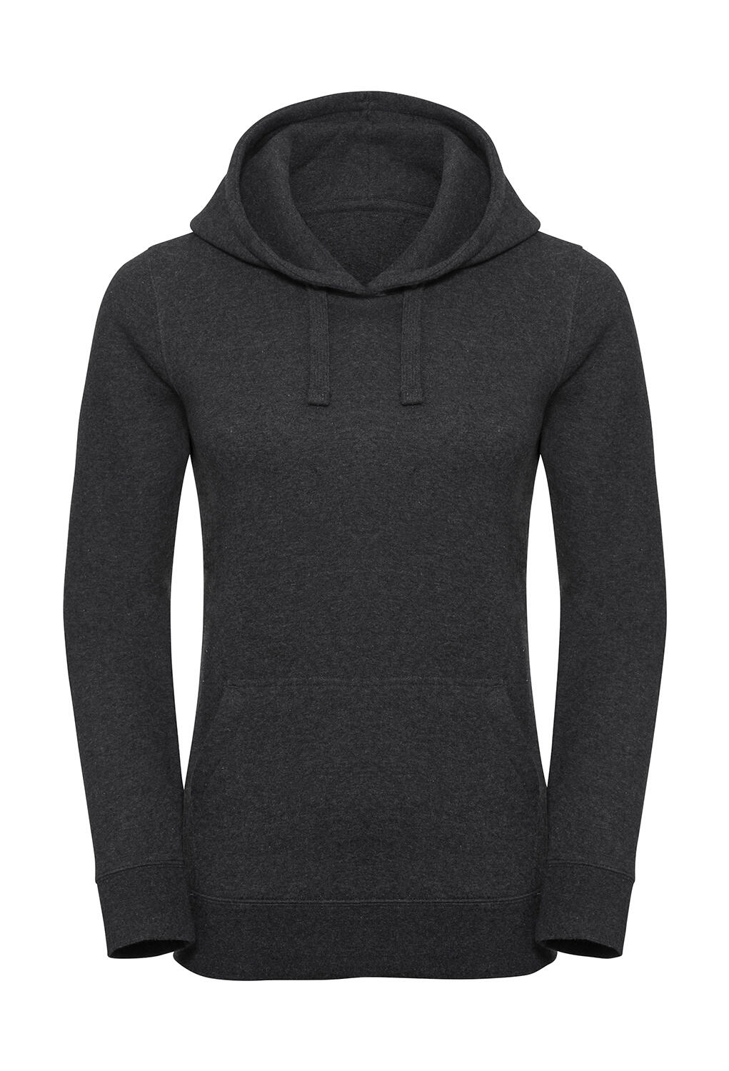 Felpa donna Authentic Melange Hooded - CH - Charcoal Melange