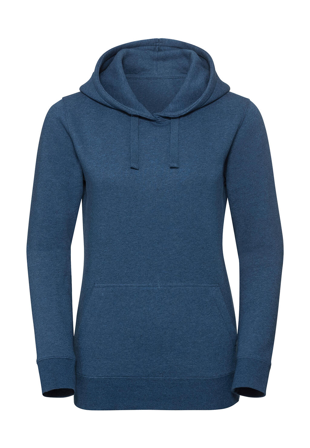 Felpa donna Authentic Melange Hooded - OM - Ocean Melange