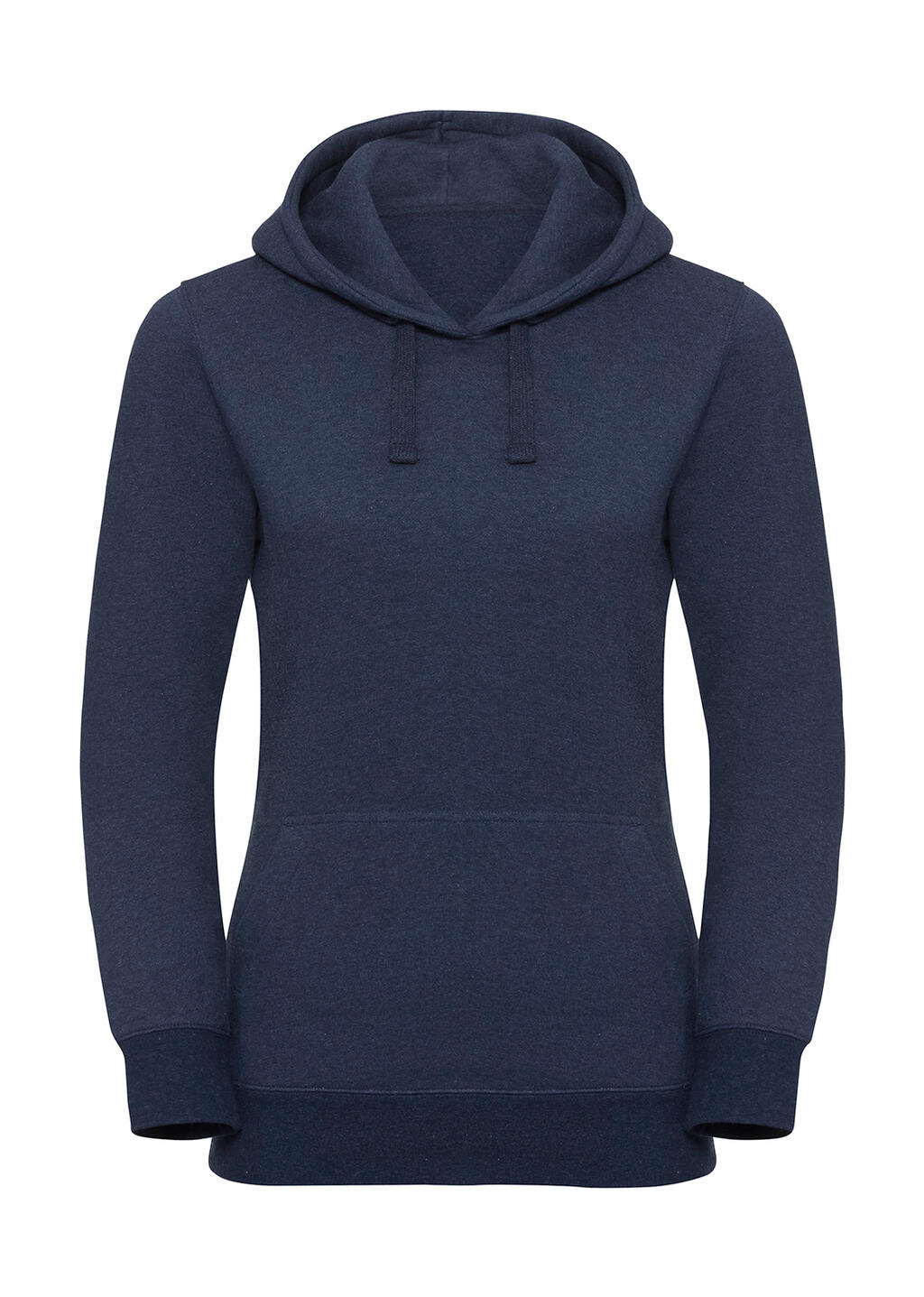 Felpa donna Authentic Melange Hooded - IM - Indigo Melange