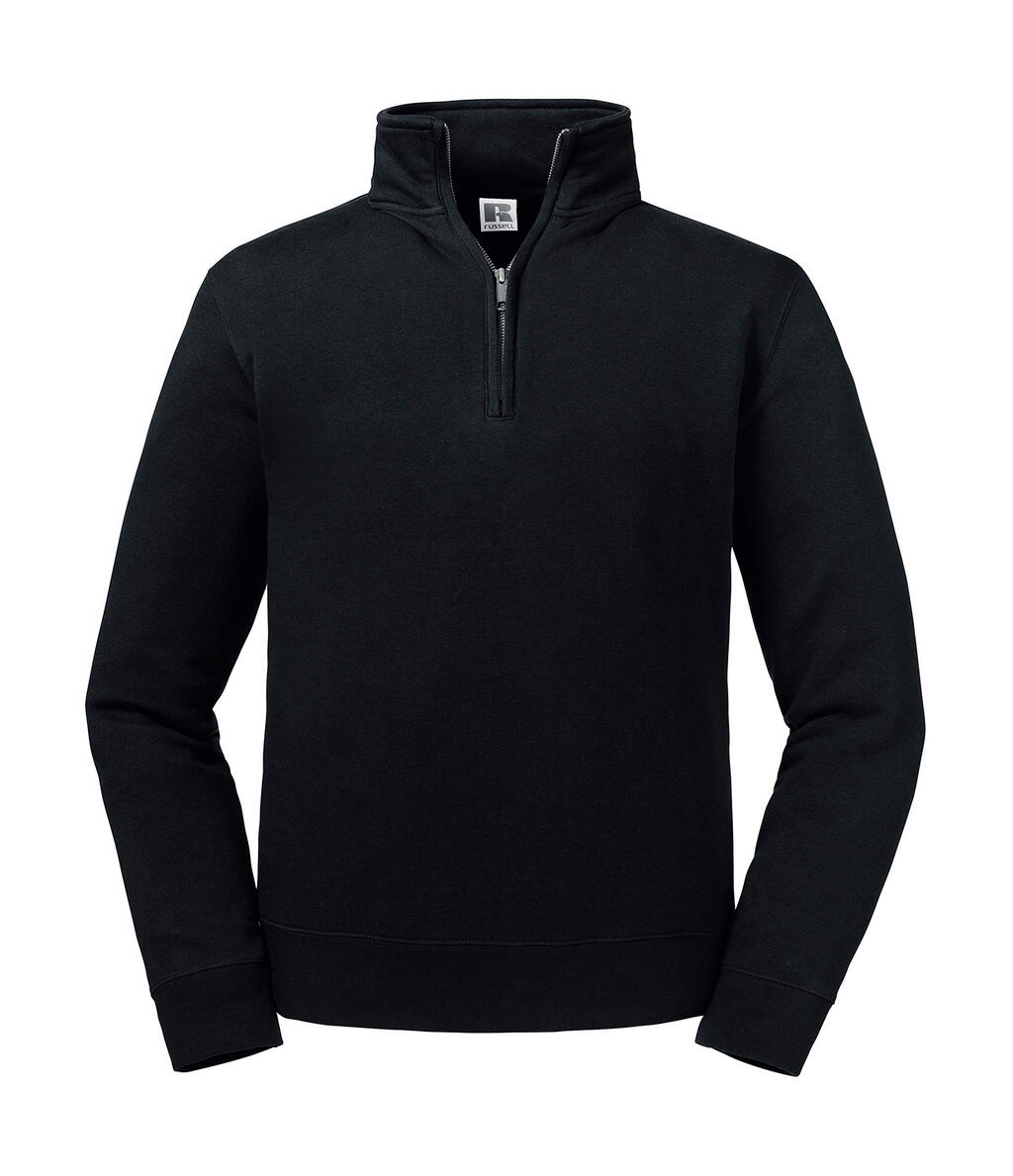 Authentic Quarter Zip Sweat - 36 - Black
