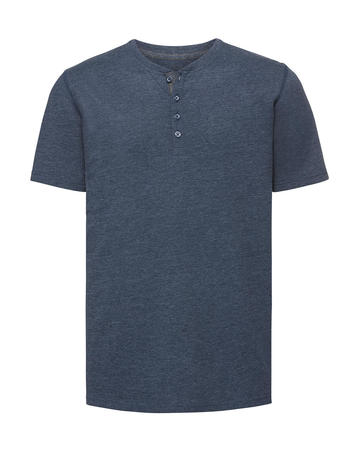 T-shirt Henley HD - N9 - Bright Navy Marl
