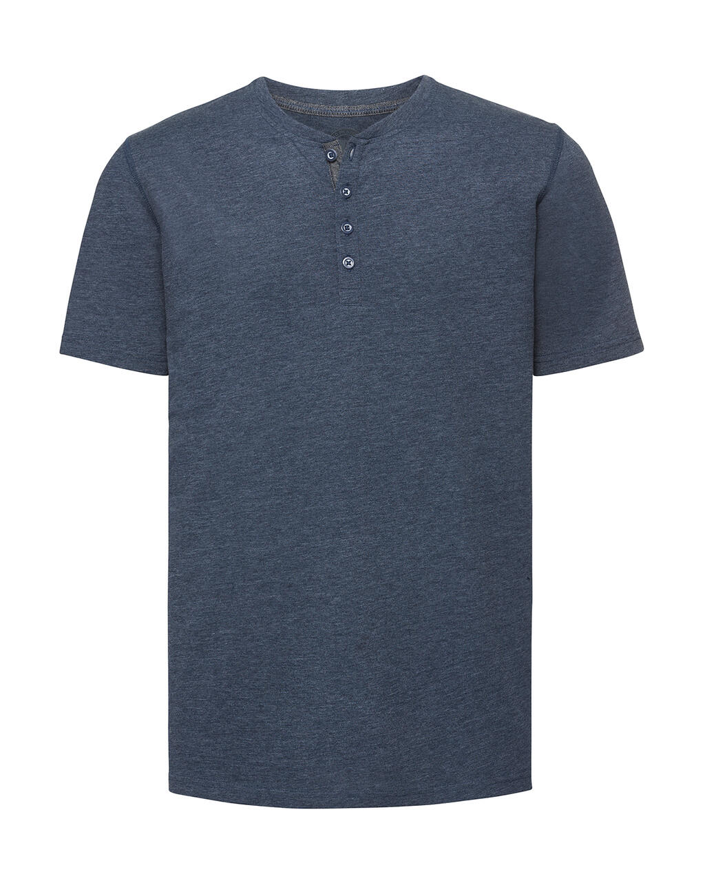 T-shirt Henley HD - N9 - Bright Navy Marl