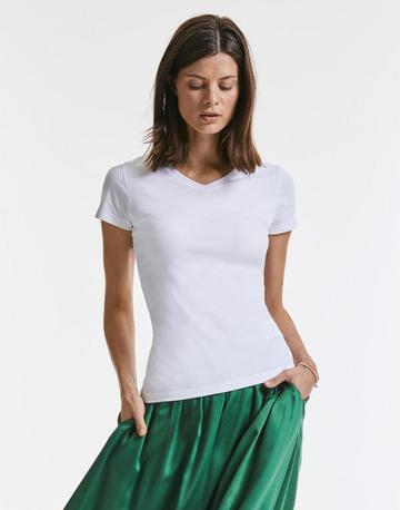 T-shirt donna scollo a V Pure Organic