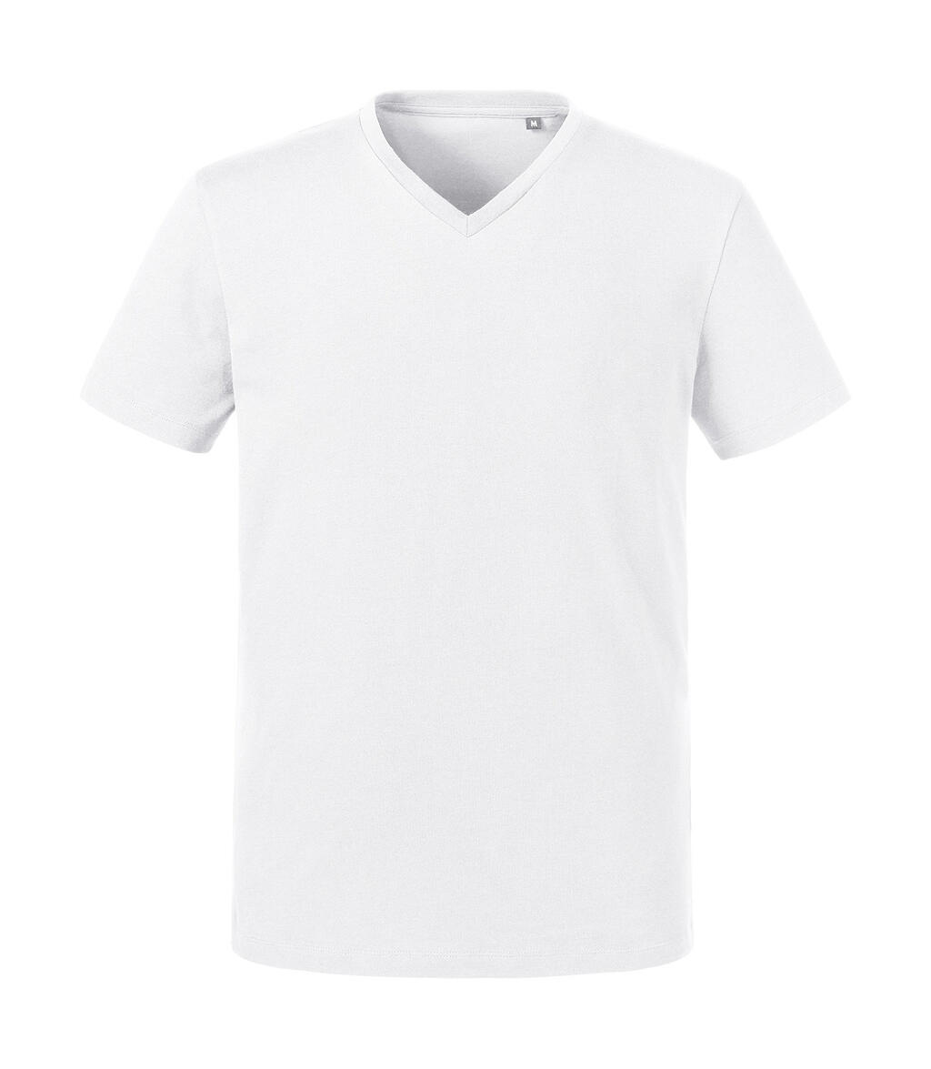 T-shirt uomo scollo a V Pure Organic - 30 - White