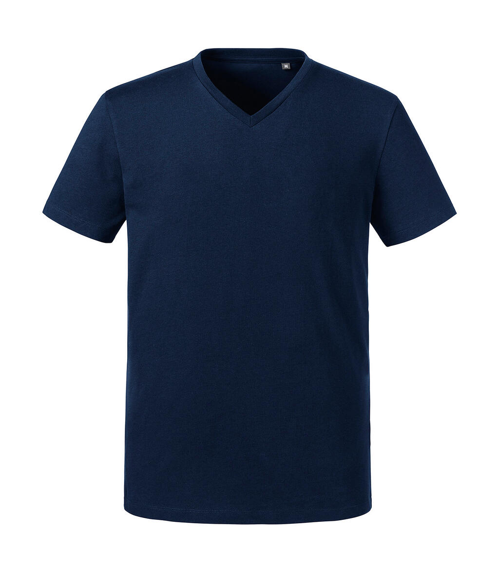 T-shirt uomo scollo a V Pure Organic - FN - French Navy