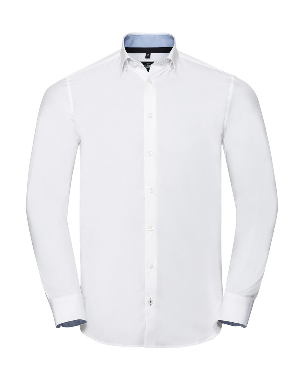 Camicia LS Tailored Contrast Ultimate Stretch - White/Oxford Blue/Bright Navy