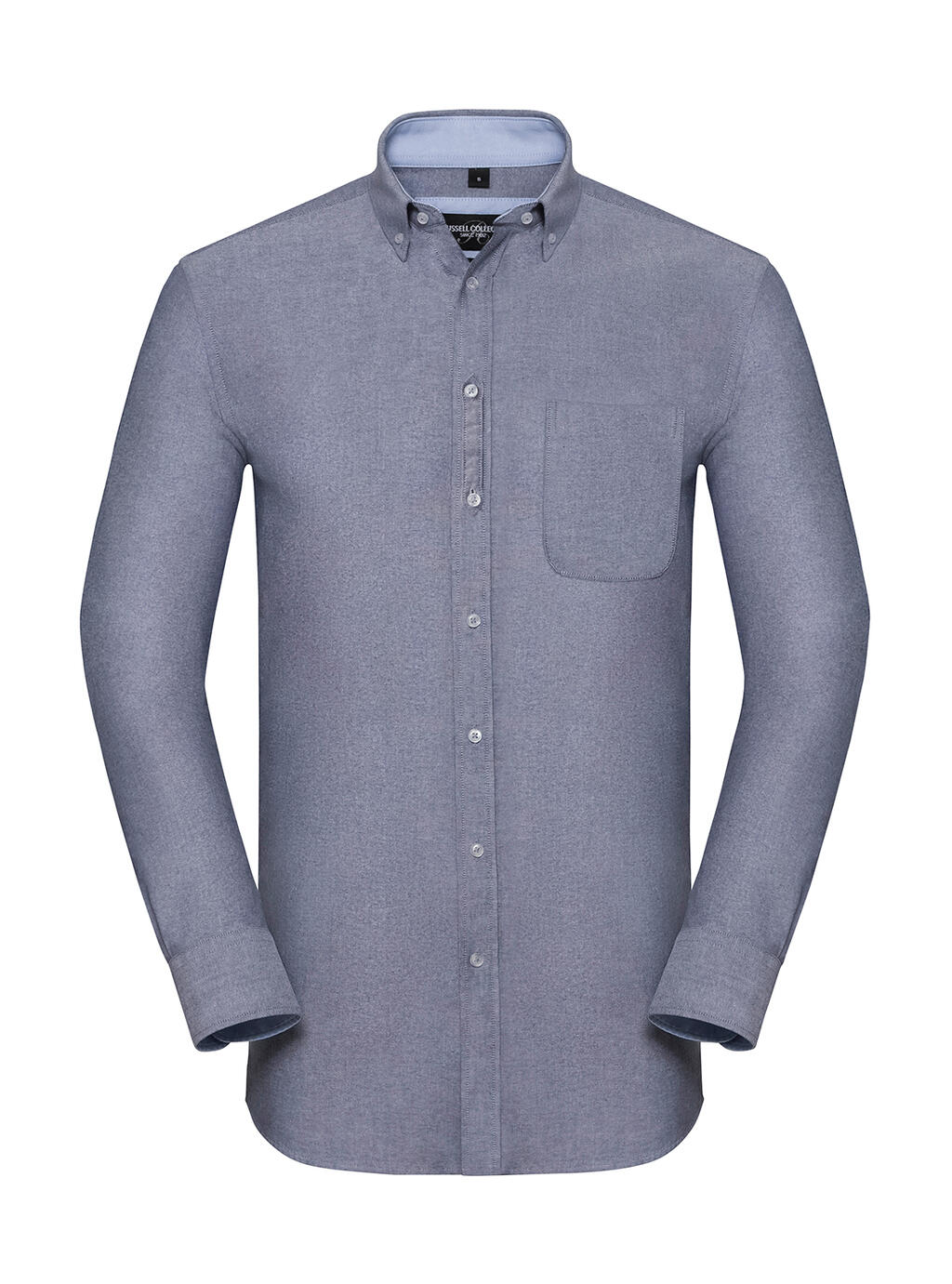 Camicia LS Tailored Washed Oxford - Oxford Navy/Oxford Blue