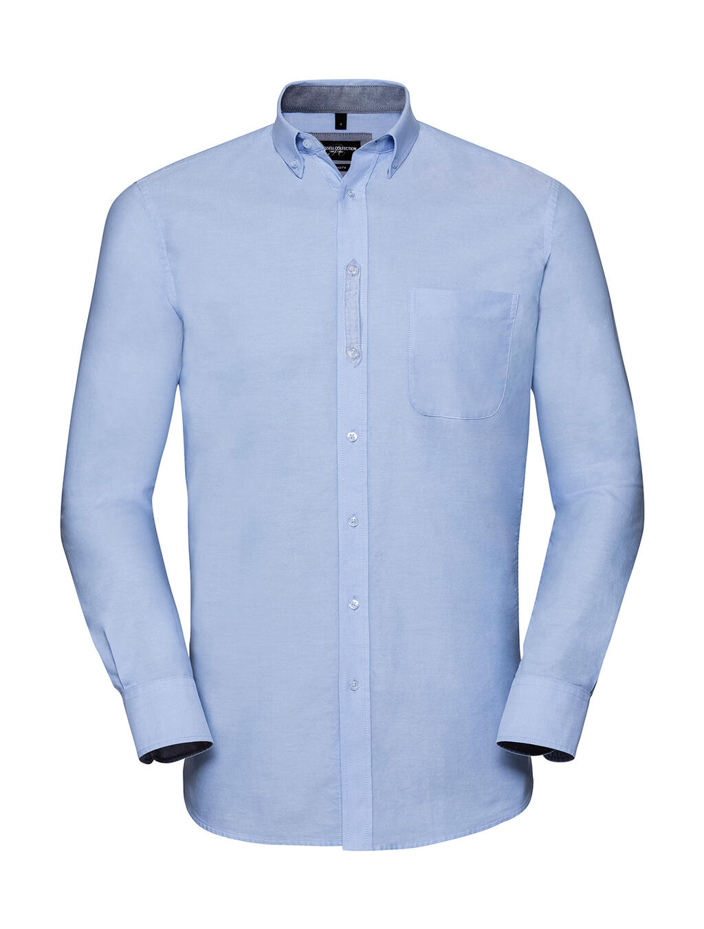 Camicia LS Tailored Washed Oxford - Oxford Blue/Oxford Navy