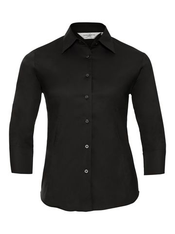 Camicia donna maniche a 3/4 - 36 - Black