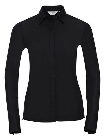 Camicia donna Ultimate Stretch maniche lunghe - 36 - Black