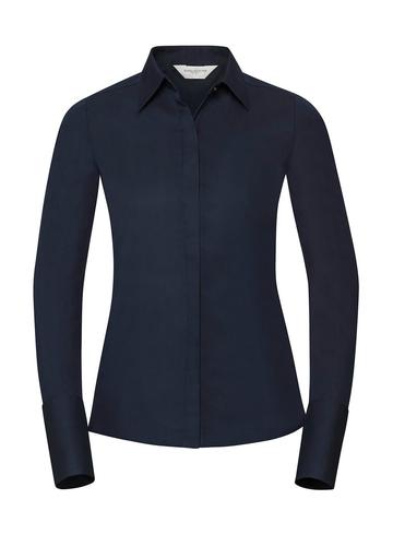 Camicia donna Ultimate Stretch maniche lunghe - 203 - BRIGHT NAVY