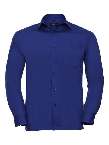 Camicia uomo popeline maniche lunghe - BH - Bright Royal