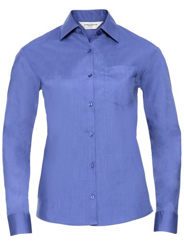 Camicia donna popeline maniche lunghe - CP - Corporate Blue