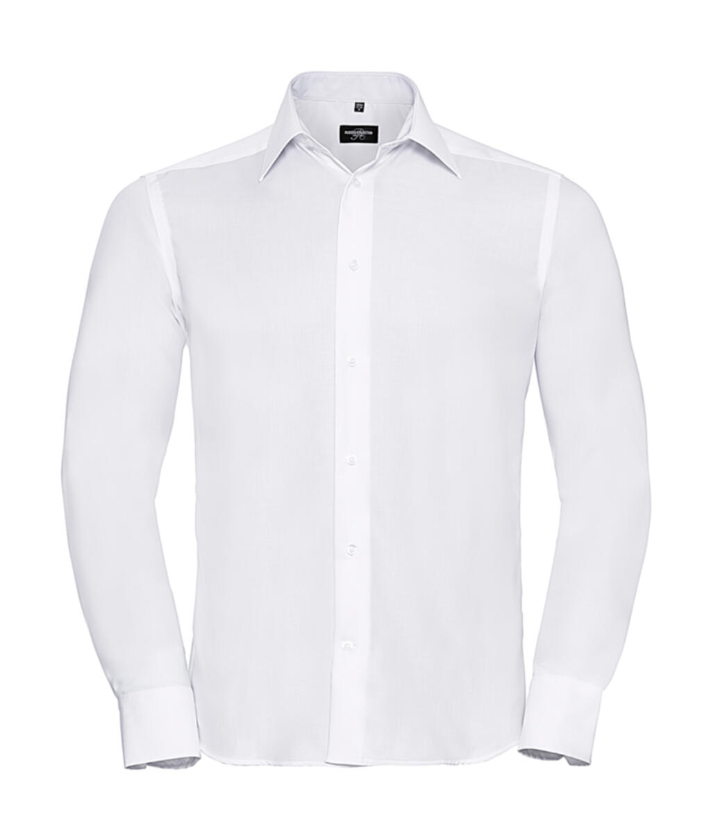 Men's Long Sleeve Tailored Ultimate Non-Iron Shirt - 30 - White