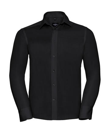 Camicia Tailored Ultimate maniche lunghe non-stiro - 36 - Black