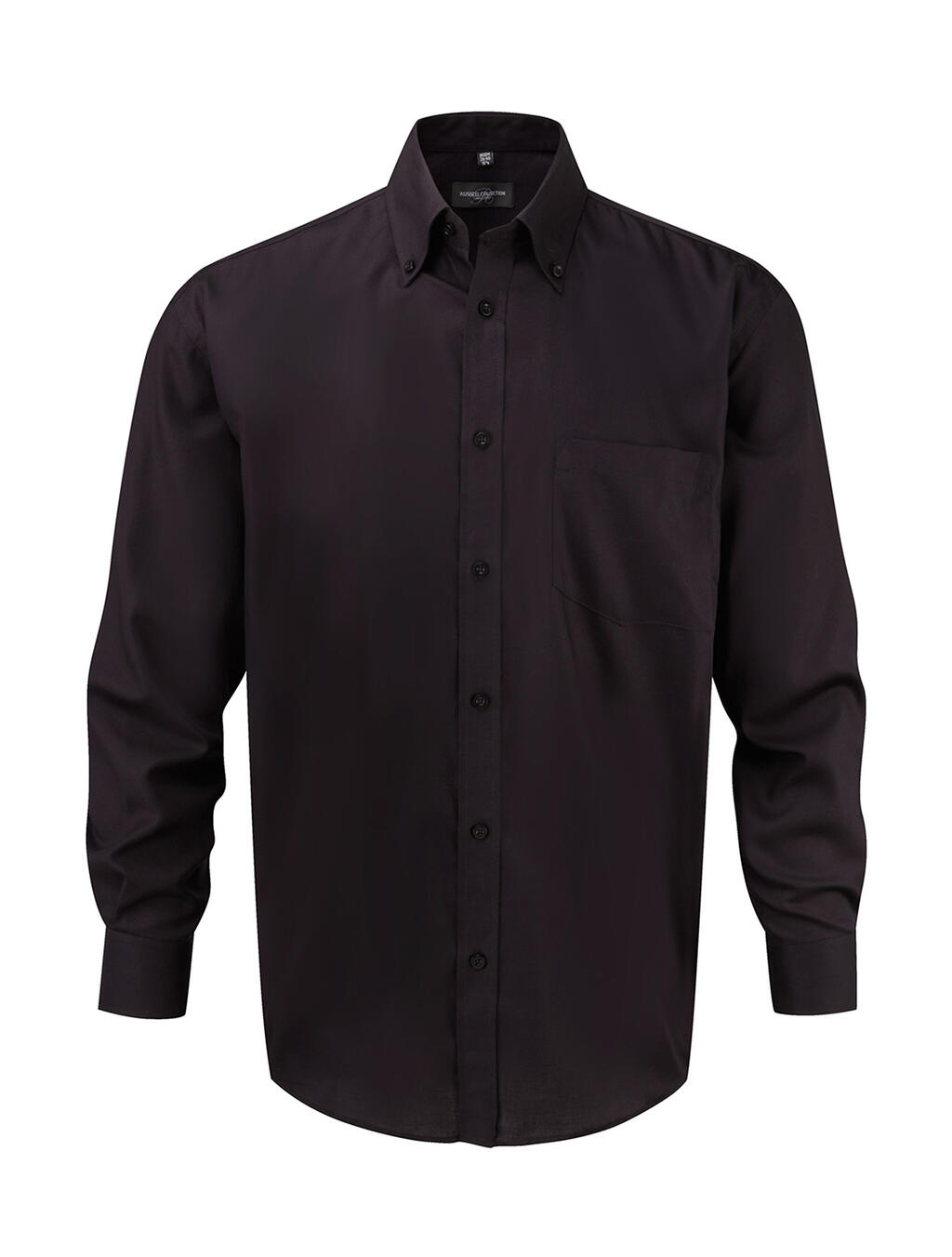 Men's Long Sleeve Classic Ultimate Non-Iron Shirt - 36 - Black