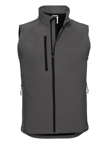 Men's Softshell Gilet - TT - Titanium