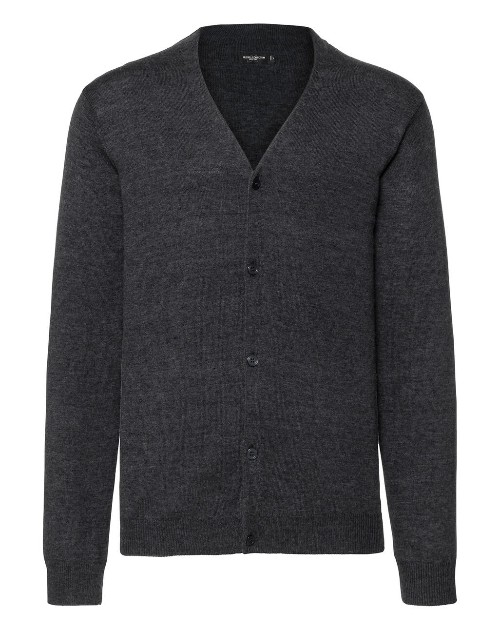Cardigan uomo scollo a V - CM - Charcoal Marl