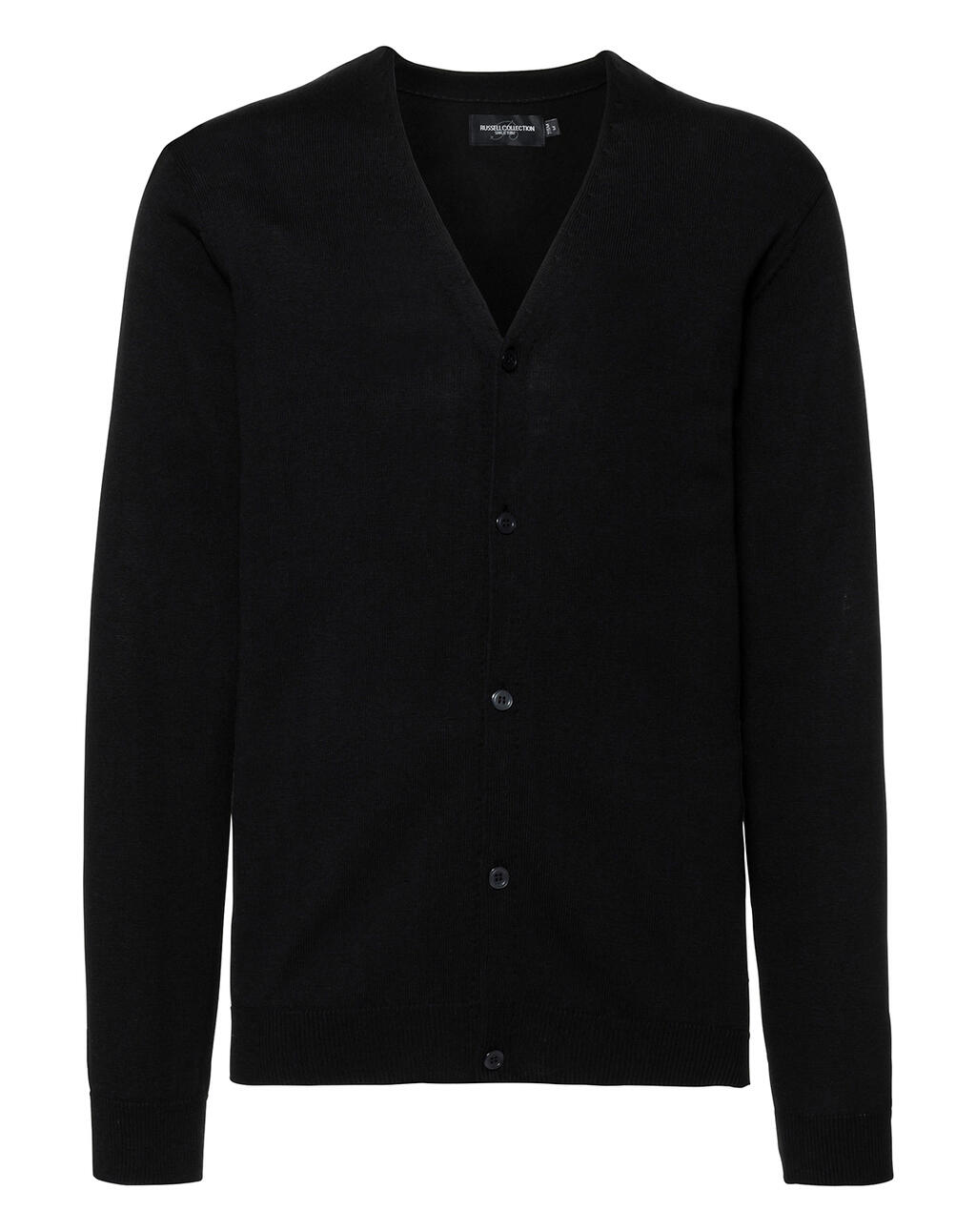 Cardigan uomo scollo a V - 36 - Black