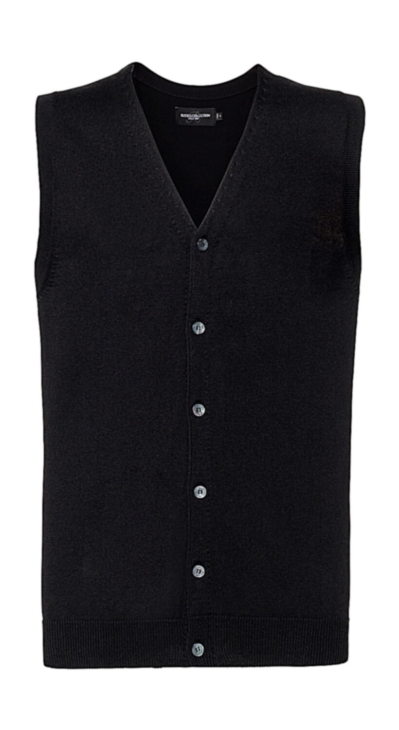 Gilet uomo scollo a V - 36 - Black