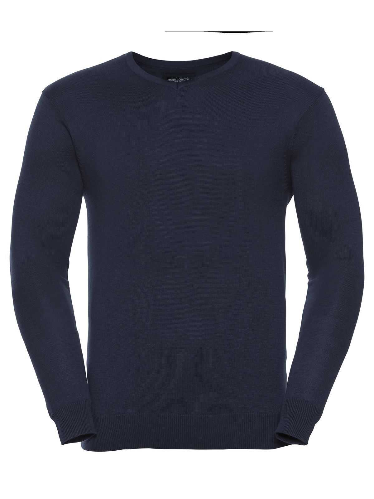 Men´s V-Neck Knitted Pullover - French Navy