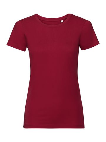 Ladies' Pure Organic Tee - CR - Classic Red