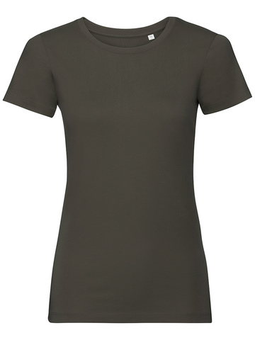 Ladies' Pure Organic Tee - DO - Dark Olive